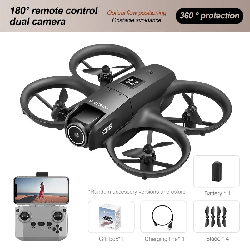 Xiaomi D16 Drone HD Dual Camera 8K Profesional Aerial 3 Battery Brushless Motor Optical Flow GPS Positioning Avoidance Drone