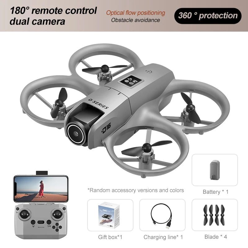 Xiaomi D16 Drone HD Dual Camera 8K Profesional Aerial 3 Battery Brushless Motor Optical Flow GPS Positioning Avoidance Drone