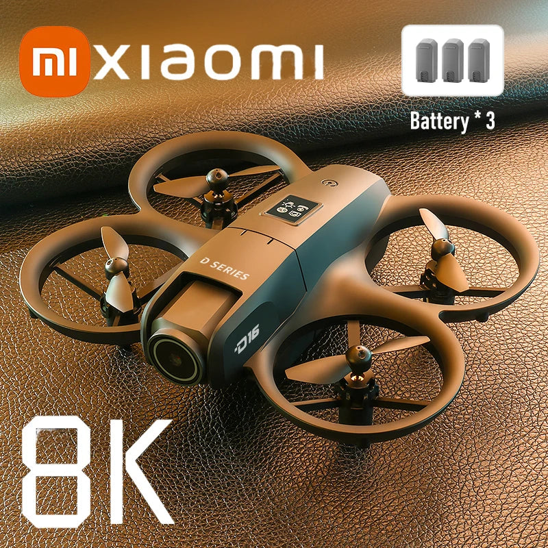 Xiaomi D16 Drone HD Dual Camera 8K Profesional Aerial 3 Battery Brushless Motor Optical Flow GPS Positioning Avoidance Drone