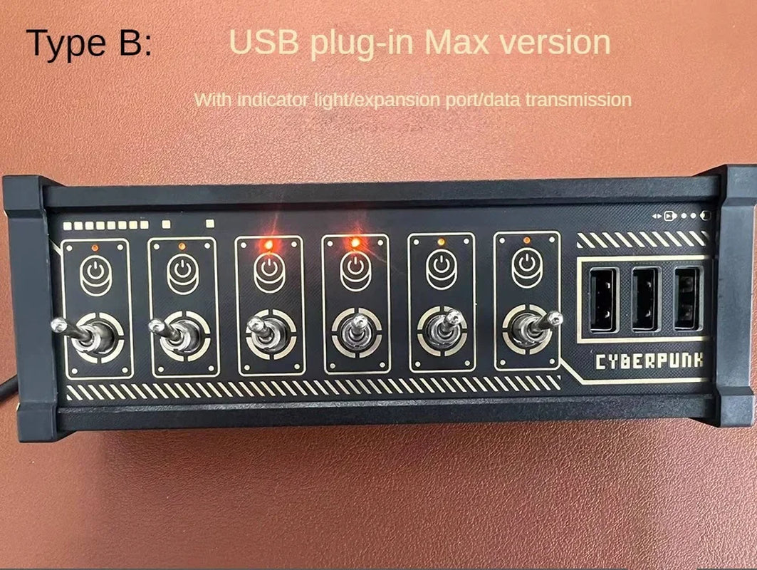 Creative Desktop Decoration with USB, Power Board with USB Charger, Vintage Power Socket, Gift