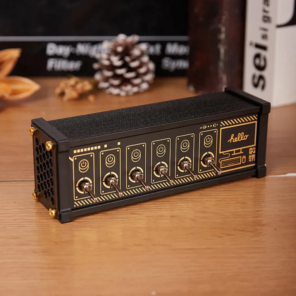 Creative Desktop Decoration with USB, Power Board with USB Charger, Vintage Power Socket, Gift