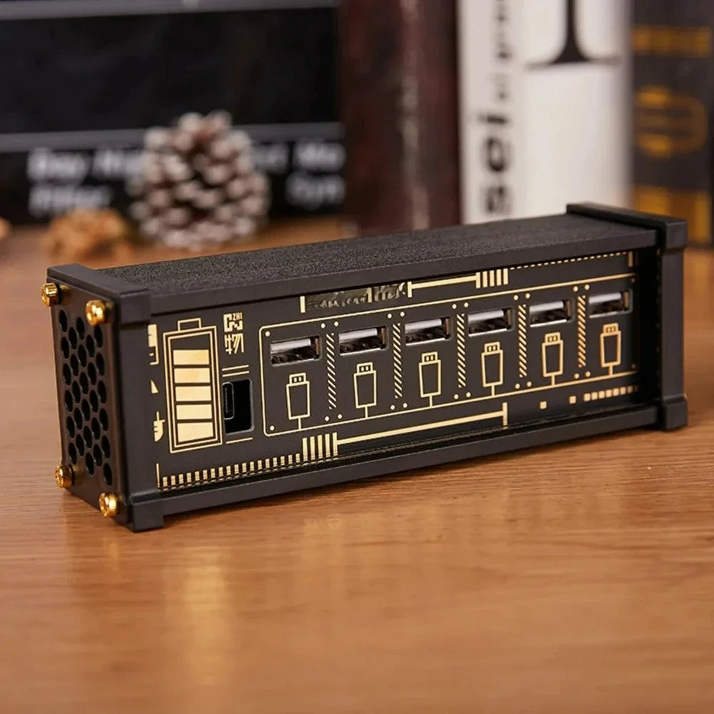 Creative Desktop Decoration with USB, Power Board with USB Charger, Vintage Power Socket, Gift