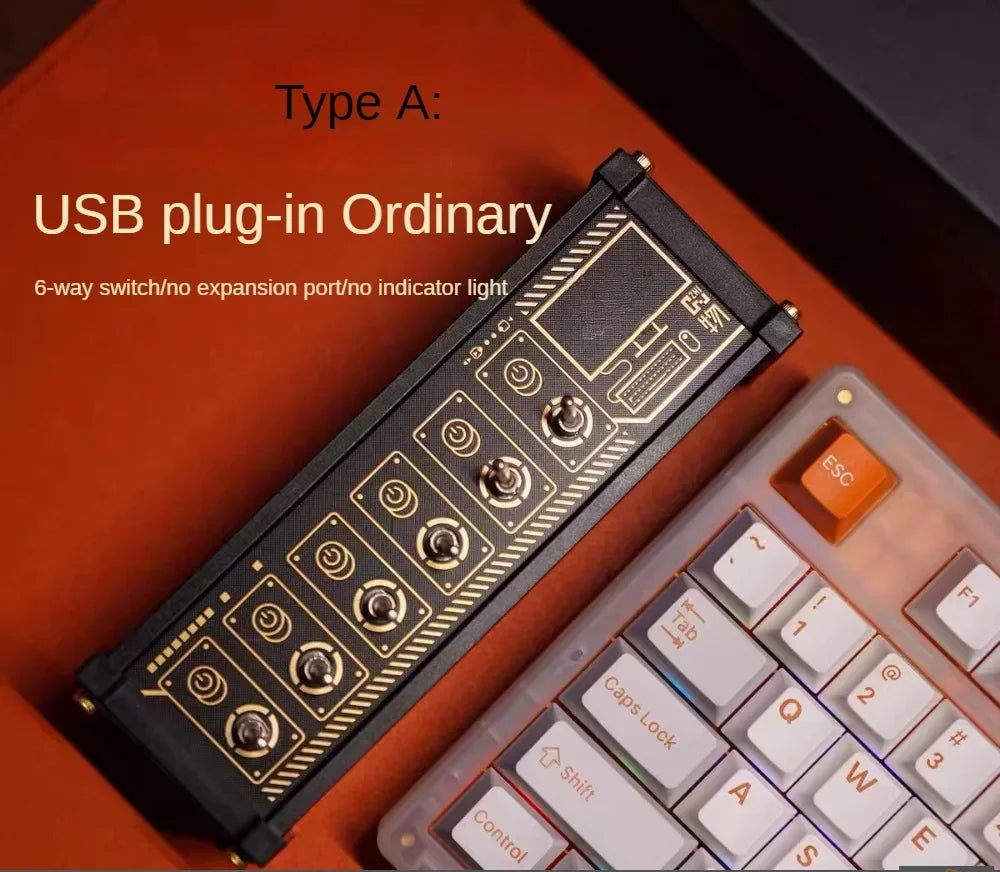 Creative Desktop Decoration with USB, Power Board with USB Charger, Vintage Power Socket, Gift